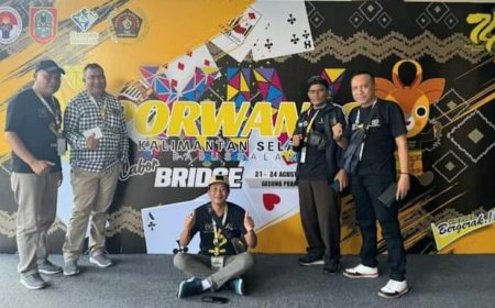 Tim Bridge  Sumbawa Wakili PWI NTB Optimis Raih Medali Porwanas XIV Banjarmasin Kalsel 2024
