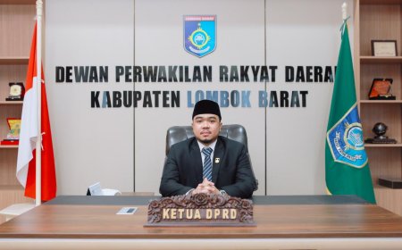 Lalu Ivan Indaryadi Politisi Muda Golkar Jabat Ketua DPRD Lobar Sementara  Lombok Barat