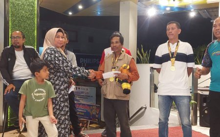 Gaung NUSRA dan PWI Berikan Bonus untuk Atlet NTB Peraih Medali di Porwanas