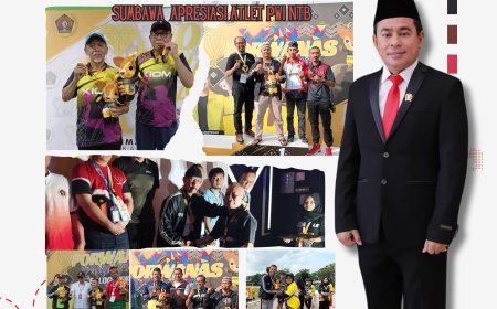 Panen Medali Ajang Porwanas, Ketua KONI Sumbawa  Apresiasi Atlet PWI NTB