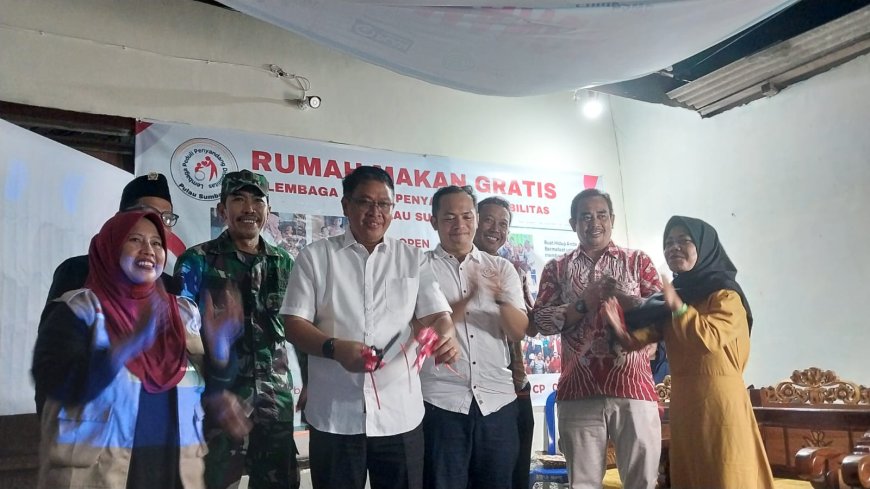 Sekda  Budi Buka Rumah Makan Gratis Lembaga Peduli Penyandang Disabilitas Pulau Sumbawa