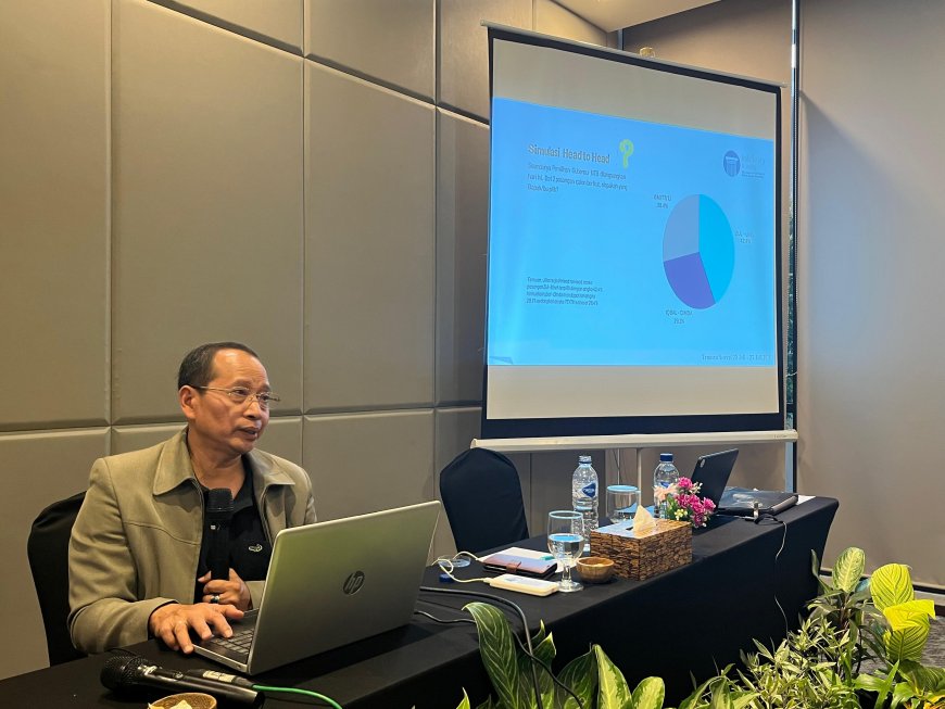 Karyono Wibowo  : Hasil Survei  ISS, Pilgub NTB Sangat Cair dan Dinamis. Paslon Tidak Boleh Jumawa.