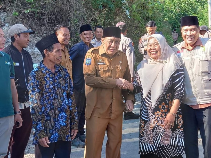 Cipta Keamanan Berlalu lintas, Proyek Alih Terase Jalan Berang Tereng Dibuka Bupati Sumbawa