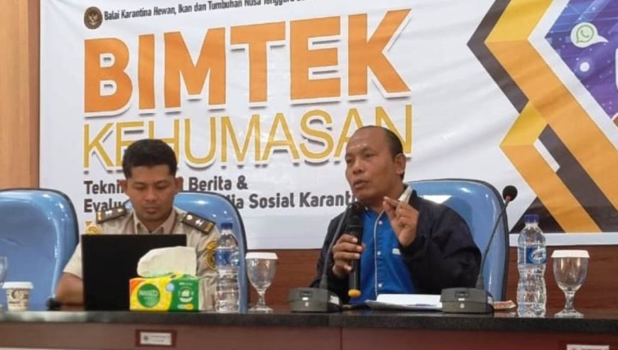Diikuti Puluhan Peserta, Bimtek Kehumasan BKHIT Hadirkan Ketua PWI Sumbawa