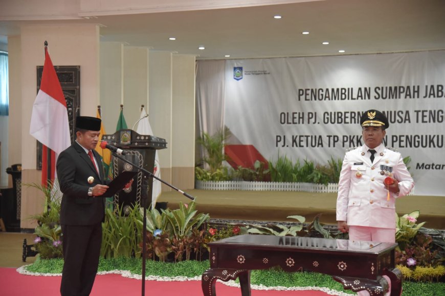 Khidmat, Pj Gubernur NTB, Lantik H Mukhtar  Pj Walikota Bima yang Baru