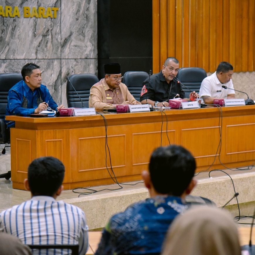 Sekda NTB Buka Rakor Tindaklanjut Aset, Pajak dan Perbaikan Layanan Transportasi Gili Tramena