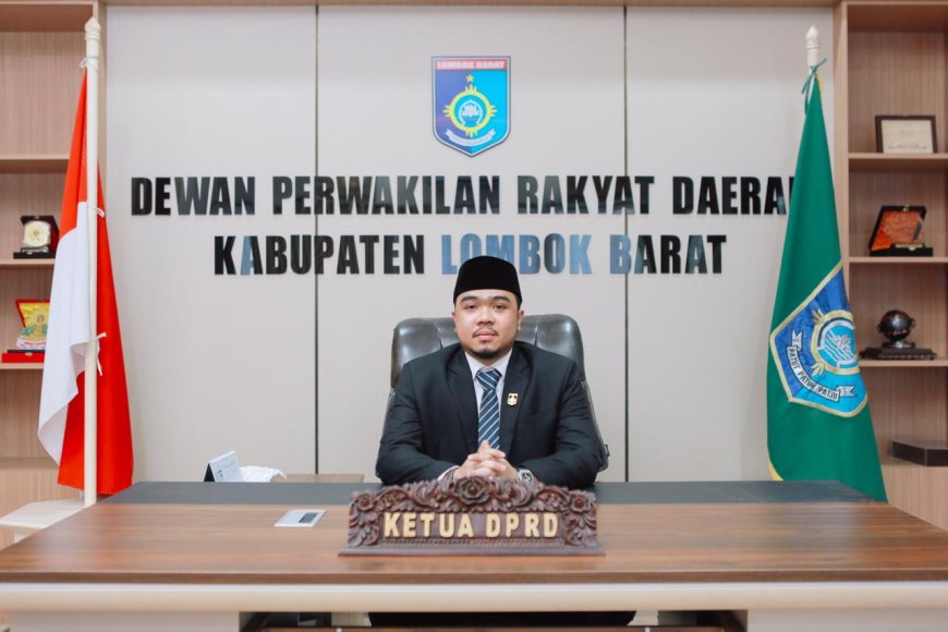 Lalu Ivan Indaryadi Politisi Muda Golkar Jabat Ketua DPRD Lobar Sementara  Lombok Barat
