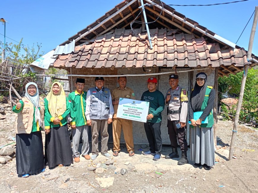 BAZNAS NTB dan BAZNAS Sumbawa Berikan Bantuan  MAHYANI, Gerobak dan Modal Usaha untuk Kesejahteraan Mustahik