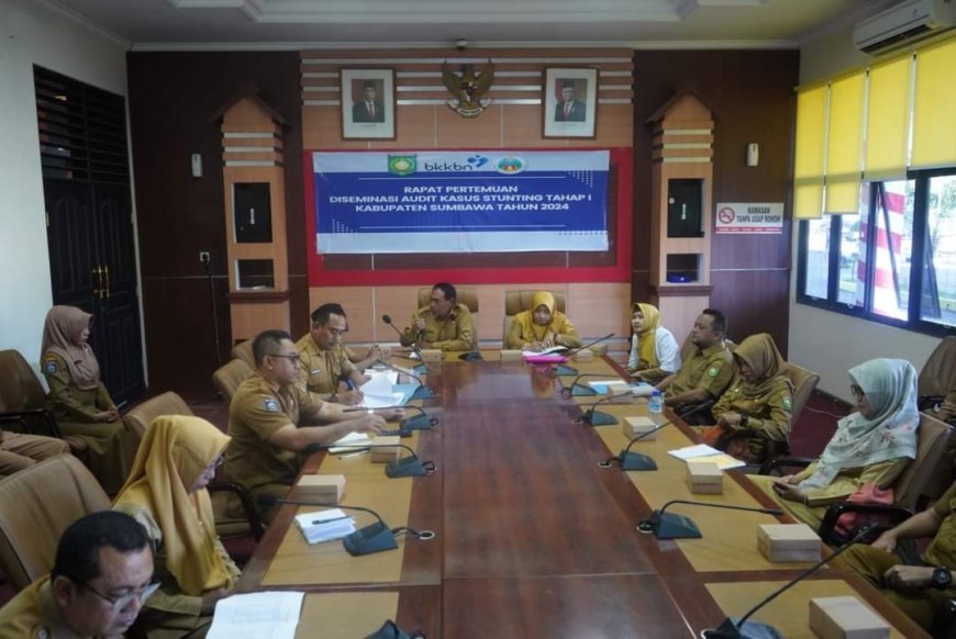 Atasi Stunting, Pemda Sumbawa Gelar Rapat Diseminasi Audit Kasus Stunting Tahap 1 Tahun 2024