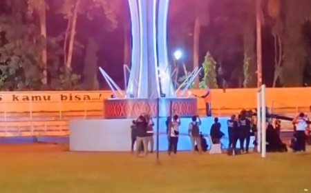 Syamsul Anwar dan Iwan Karo-Karo Jadi Pembawa Api Obor pada Pembukaan PON XXI di Deli Serdang