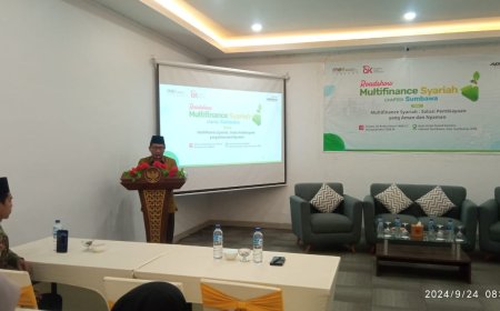 Kolaborasi MES Sumbawa, OJK, Syariah Adira Finance dan MUI Gelar Roadshow Multifinance Syariah, Edukasi Keuangan Syariah.