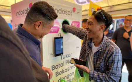 Indosat Ajak Masyarakat  Jaga Lingkungan di Ajang MotoGP Mandalika  lewat Program "Sampah Jadi Pulsa"