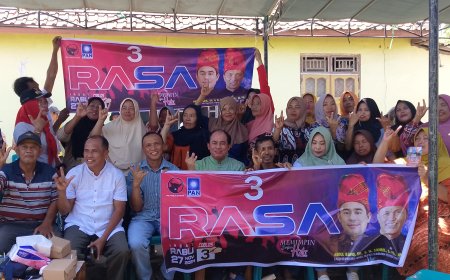 Warga  Ai Bari Desa Kukin   Siap Menangkan RASA untuk Pilkada Sumbawa