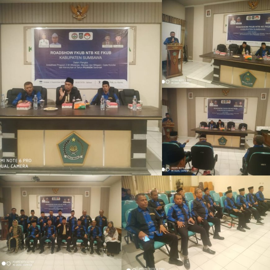 FKUB Kabupaten Sumbawa Dukung Pilkada Damai Melalui Program 3M FKUB Provinsi NTB