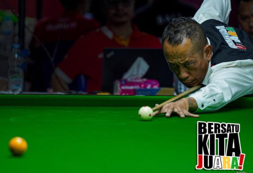 Sengit, Sumut Raih Emas Pertama Cabor Biliard Setelah Kalahkan Tim DKI Jakarta