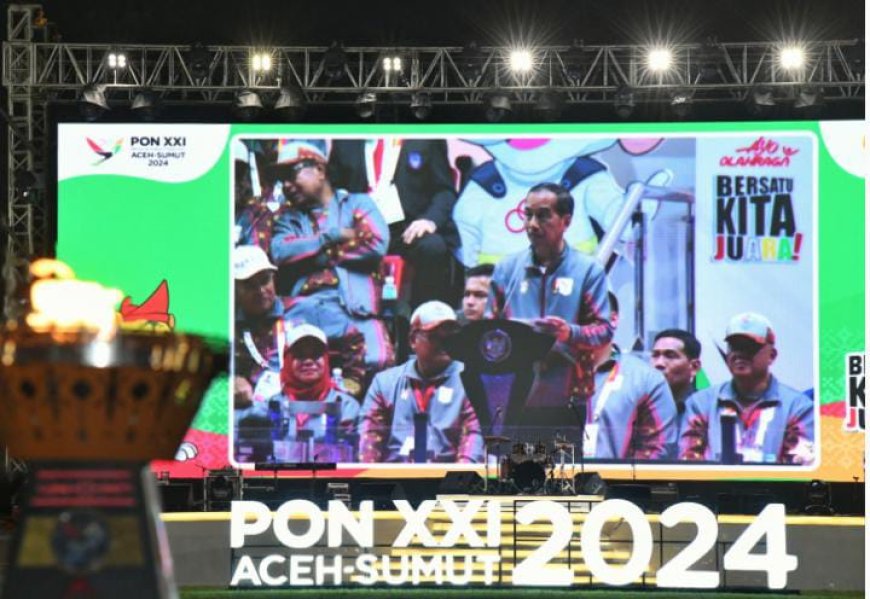 Puluhan Ribu Masyarakat Saksikan Momen Bersejarah Pembukaan PON XXI di Sumut