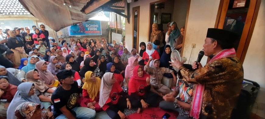 Cawagub Musyafirin Berkunjung , Warga Suralaga Siap Berjuang Menangkan Rohmi-Firin
