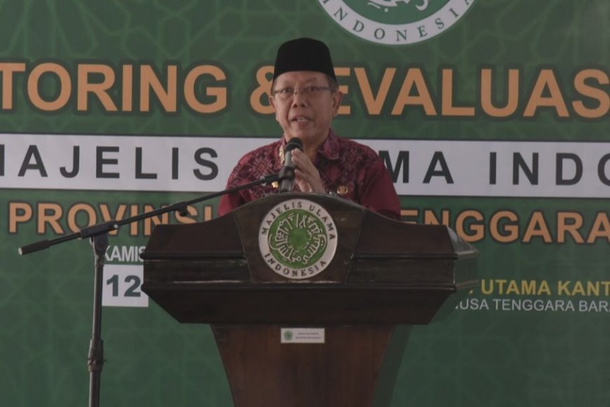 Wakili Pj Gubernur NTB, Kepala Kesbangpol NTB Hadiri Pembukaan Monitoring dan evaluasi (MONEV) Majelis Ulama Indonesia