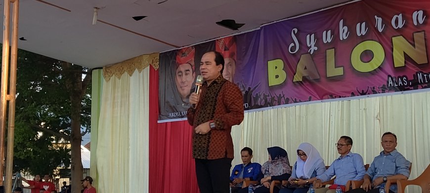 Syukuran  Masyarakat Balong Pasiki  Bukti Soliditas Masyarakat Sumbawa untuk Menangkan RASA