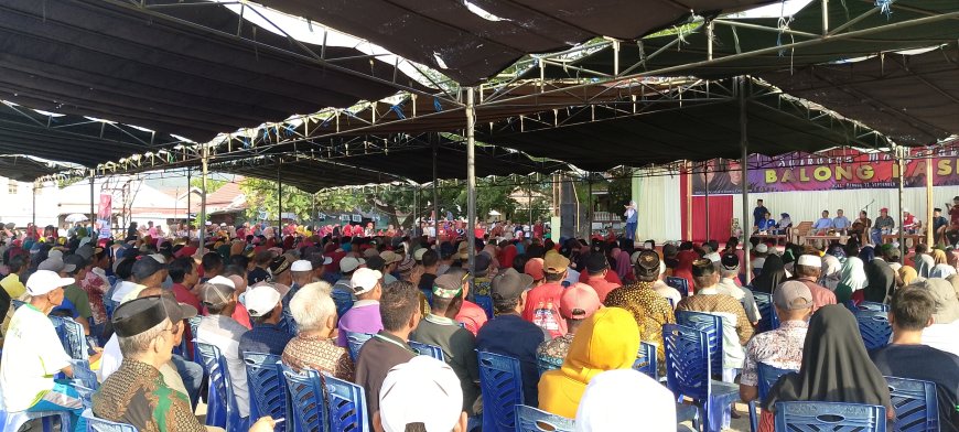 Syukuran  Masyarakat Balong Pasiki  Bukti Soliditas Masyarakat Sumbawa untuk Menangkan RASA