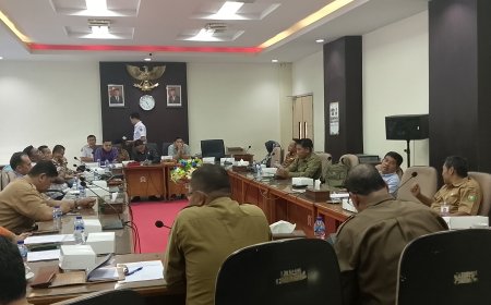DPRD  Sumbawa Rapat Penetapan  Jadwal Paripurna  Tentang Pelantikan Pimpinan Definitif dan Tata Tertib DPRD