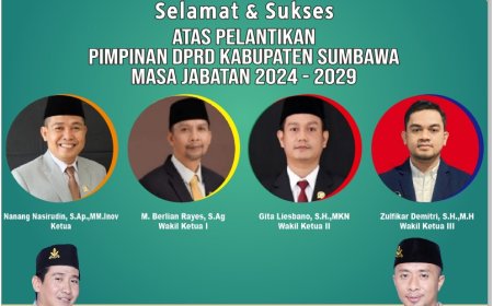 PD.Pemuda Muhammadiyah Kabupaten Sumbawa Mengucapkan Selamat Atas Dilantiknya Pimpinan DPRD Kabupaten Sumbawa