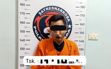 Lagi Asik Nimbang Shabu, Pria Asal Batu Bara Digerebek Polisi