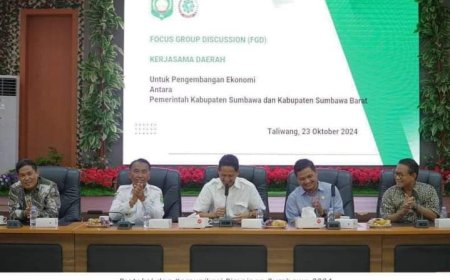 FGD di Graha Fitrah, Pemda KSB dan Sumbawa Sepakat Lahirkan MoU Transformasi Pembangunan Daerah