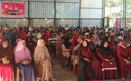 Kampanye di Lantung, Rafiq-Sahril Siap Optimalkan Potensi Tambang untuk Kesejahteraan