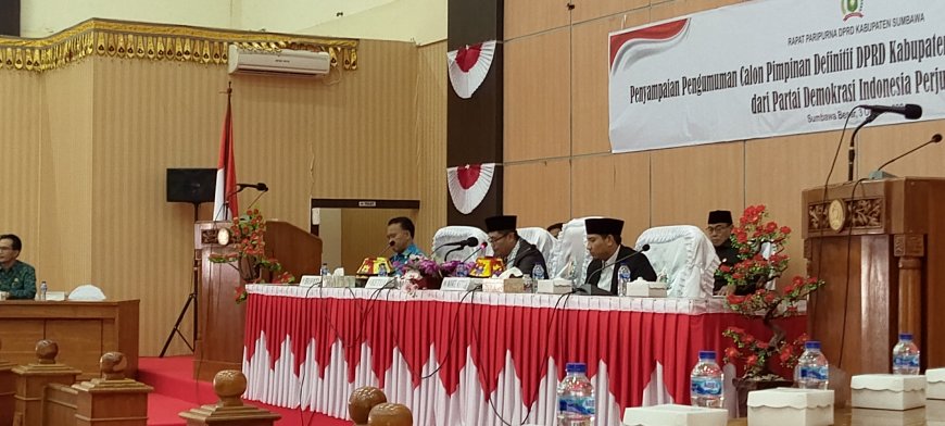 DPRD Kabupaten Sumbawa Umumkan  Gitta Liesbano Calon Pimpinan Definitif dari Partai  PDI Perjuangan