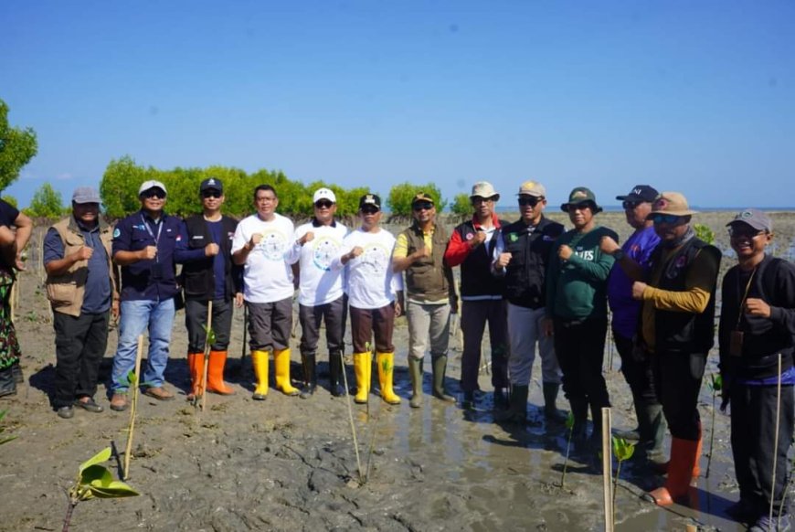 Pjs.bupati Sumbawa Lakukan Penanaman Mangrove, Tinjau Pengobatan Gratis Distribusi Air Bersih Hingga Kunjungan MI Muhammadiyah Utan