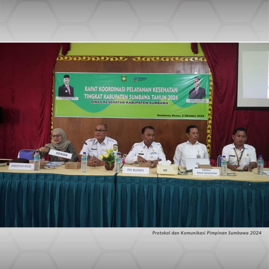 Untuk Pelayanan Berkualitas Pjs. Bupati Sumbawa Hadiri Rakor  Pelayanan Kesehatan