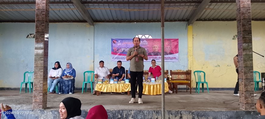 Kampanye di Dusun Propok Desa Buin Baru, RASA  diterima Hangat Layaknya Keluarga