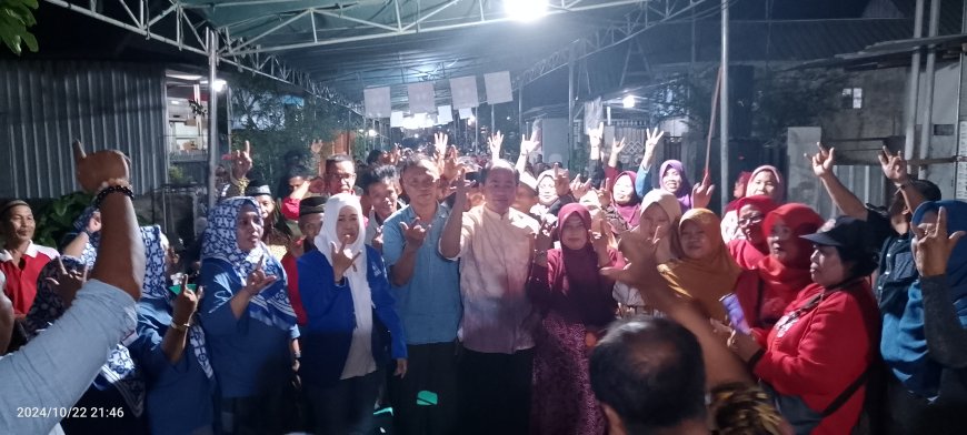 Rafiq-Sahril Berkomitmen Revitalisasi Pasar Alas jadi Pasar Modern Jamin Kesejahteraan Pedagang dalam Kampanye di Kalimango
