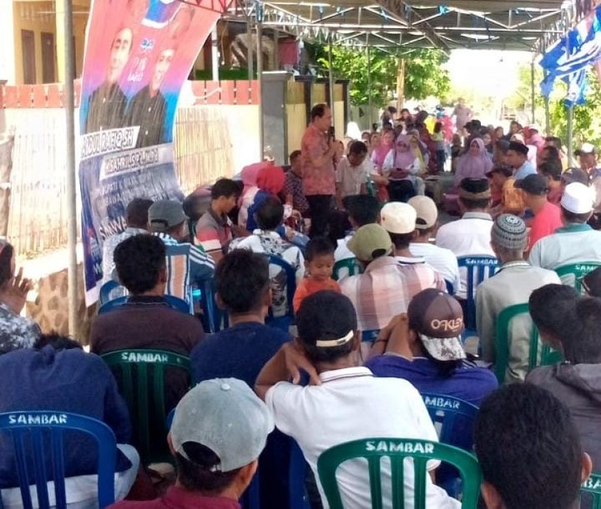 Telah Dibantu Pembangunan Dermaga Apung, Warga Labuhan Jambu Siap Dukung dan Menangkan Pasangan RASA