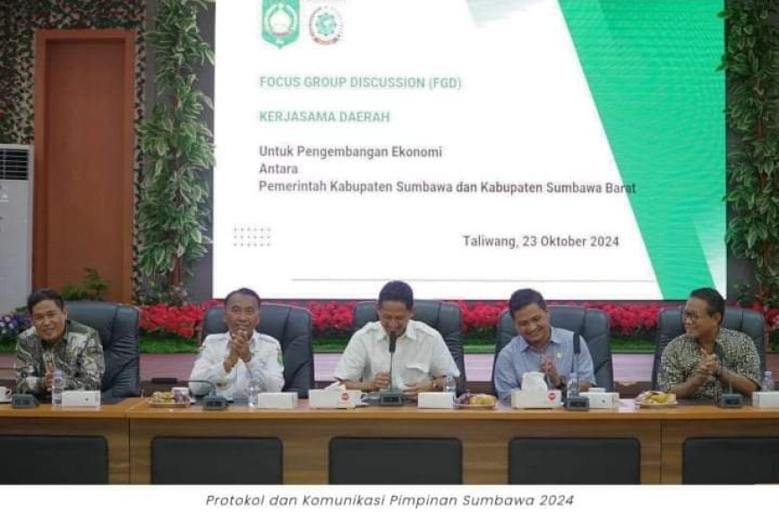 FGD di Graha Fitrah, Pemda KSB dan Sumbawa Sepakat Lahirkan MoU Transformasi Pembangunan Daerah