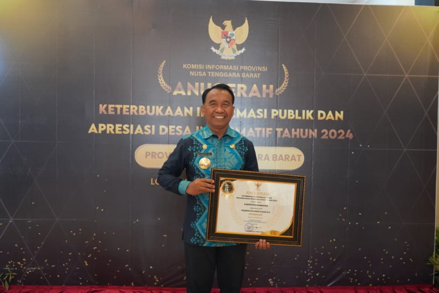 Selamat! Kabupaten Sumbawa Meraih Predikat Informatif 2024