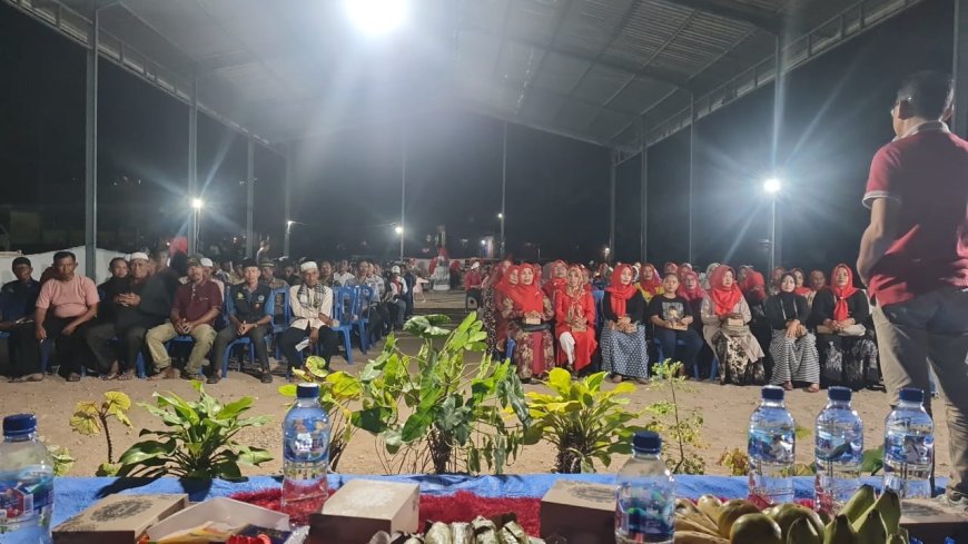 Ratusan Warga Sejari Desa Plampang Memadati Kampanye Tatap Muka RASA, Siap Kompak Memenangkan