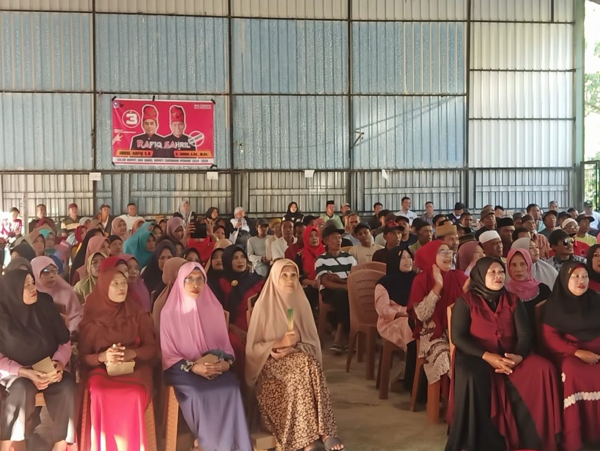 Kampanye di Desa  Sepukur Kecamatan Lantung Pasangan RASA Disambut Hangat Jabarkan Hak Hak Dasar Masyarakat