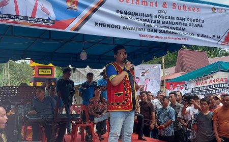 Ketua Tim Palito Maruli Siahaan Hadiri Acara Deklarasi Relawan Bobby-Surya di Nias