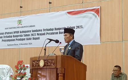 Pansus I DPRD  Sumbawa Setujui  2 Ranperda dan Ranperda  Penataan Desa di Pending