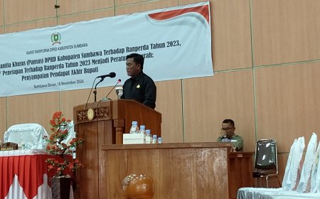 Pansus II DPRD Sumbawa Setujui Ranperda RPIK dan Pengelolaan Barang Milik Daerah