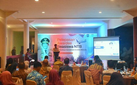 Lepas 24 Awardee Beasiswa, Pj Gubernur NTB: Kontribusi Berkelanjutan