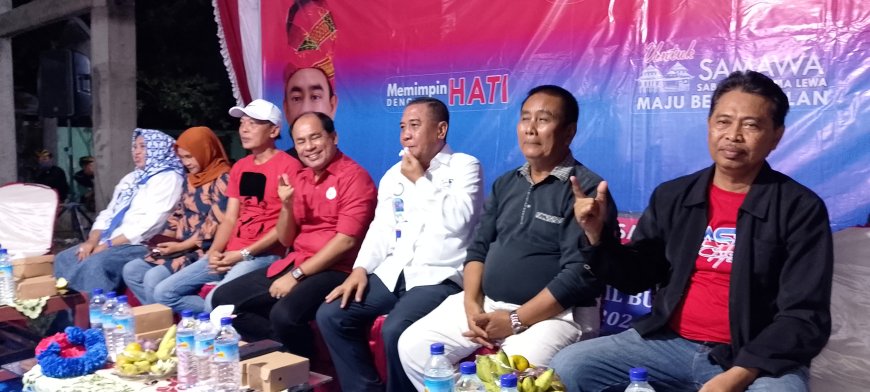 Lautan Manusia di  Samapuin  Tertarik Program Pro Rakyat. RASA Bawa Harapan Baru Untuk Sumbawa, Warga  Siap Menangkan