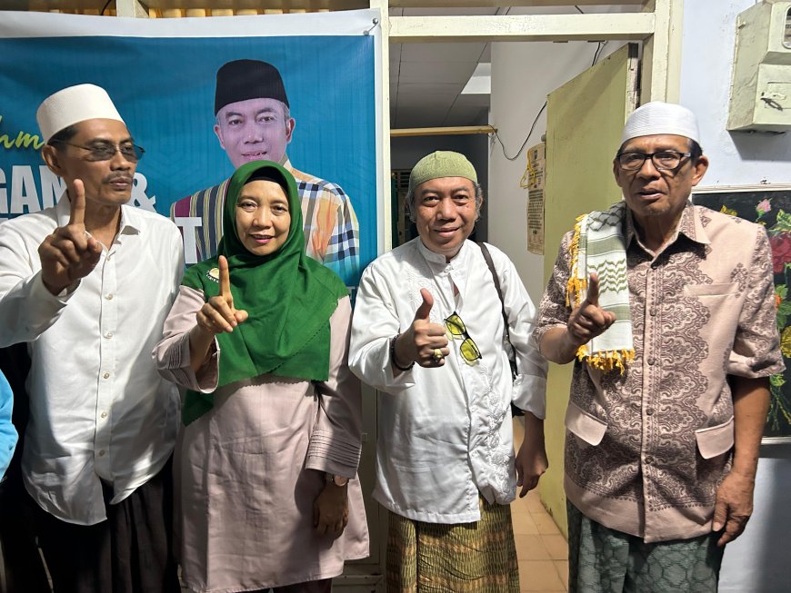 Ummi Rohmi dan TGH Gede Sakti Bertemu di Hari Pahlawan, Tokoh NW dan NWDI Bergerak Bersama Menangkan Rohmi-Firin