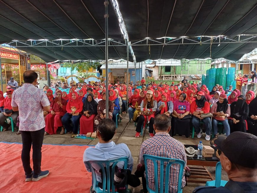 Rafiq-Sahril Berkomitmen Revitalisasi Pasar Alas jadi Pasar Modern Jamin Kesejahteraan Pedagang dalam Kampanye di Juran Alas