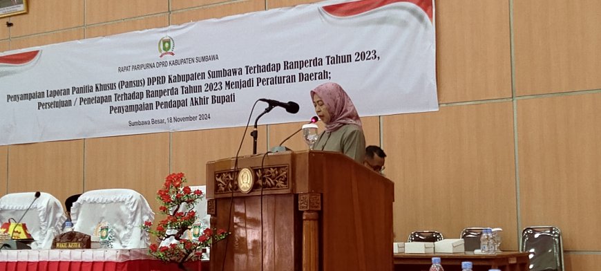 Pansus III DPRD Sumbawa :  Ranperda Perumahan dan Kawasan Pemukiman Masih Di Fasilitasi Biro Hukum Provinsi