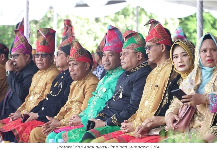 Berlangsung Semarak, Pjs. Bupati Sumbawa Hadiri Peringatan Harlah ke 21 Kabupaten Sumbawa Barat