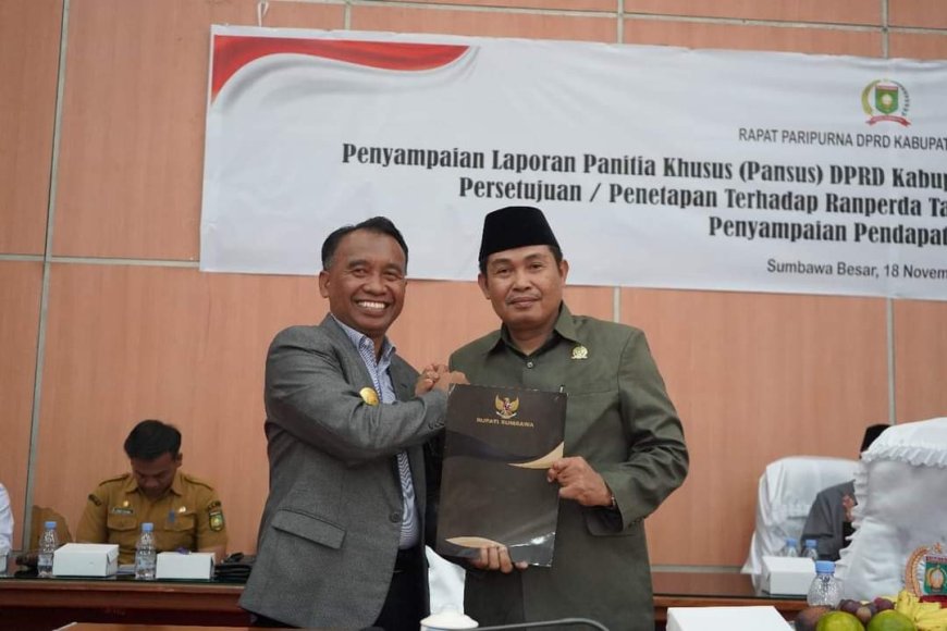 DPRD Kabupaten Sumbawa Setujui 5 Buah Ranperda Tahun 2024
