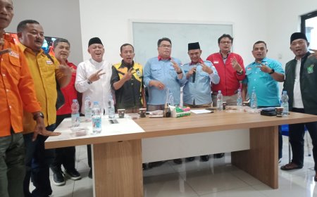 Tim Pemenangan Asri Ludin-Lom Lom Deklarasi Kemenangan,Partai Pendukung akan Lakukan Pengawasan Ketat di PSS dan PS